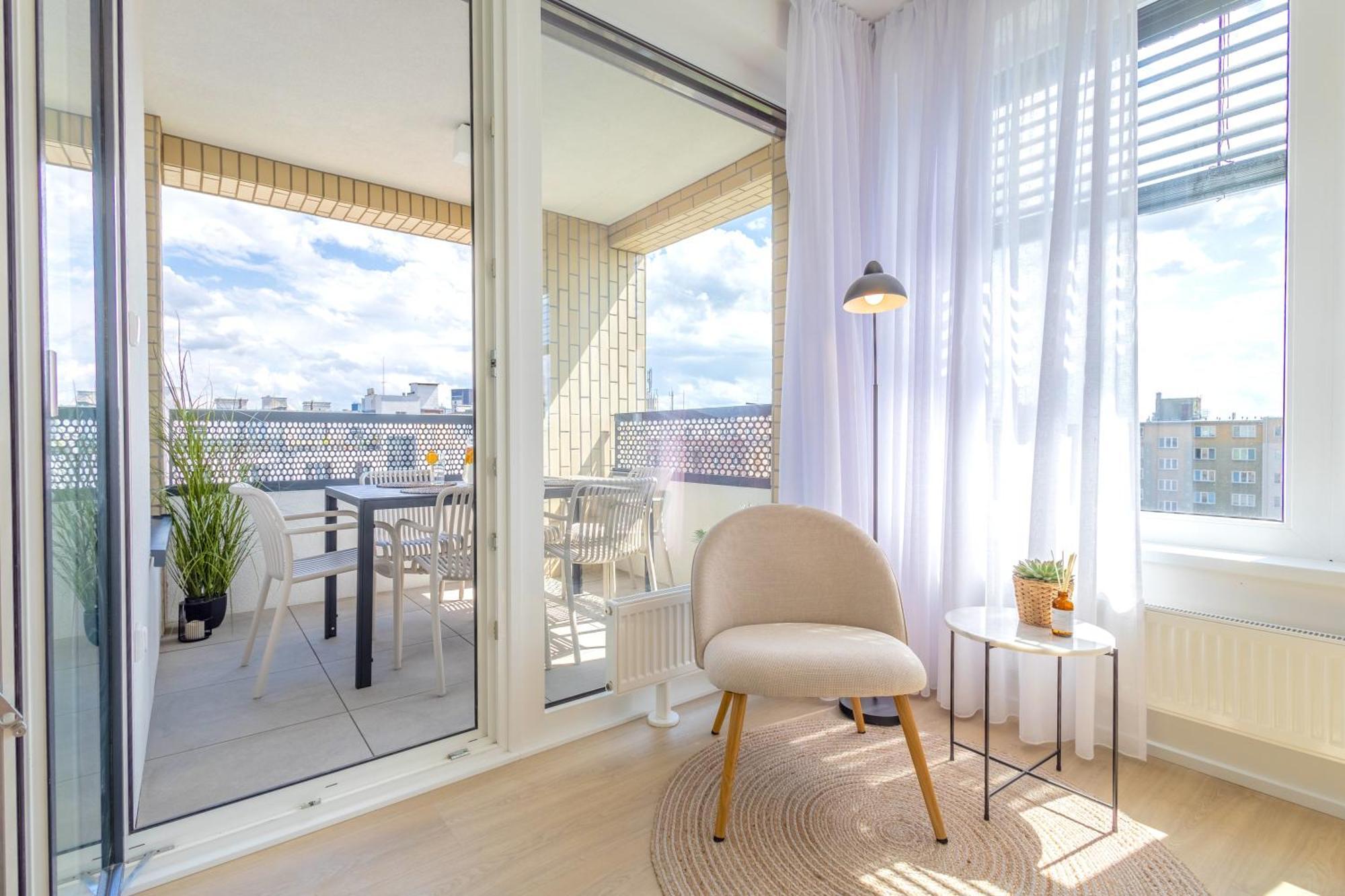 Appartement Bright 2Br - 5Th Floor, Balcony, Free Parking By Gravity Prague Extérieur photo